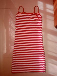 Striped Sleeveless Dress