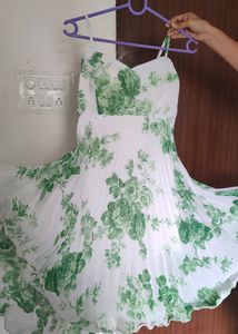 Sleeveless Floral Dress