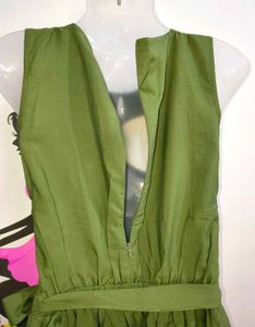 Green Casual Dress 💚