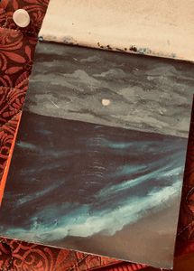 Night Ocean Painting