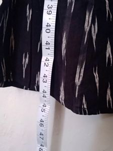 Ikkat Cotton Kurti Top