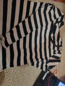 Striped Knit Top