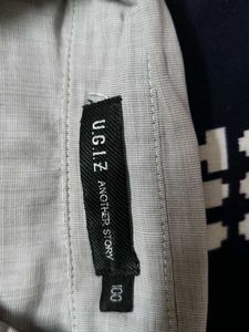 UGIZ Men Cotton Linen Smart Fit Short Sleeve Shirt
