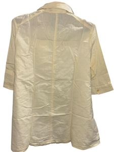 Cream Tunic Top with Tie