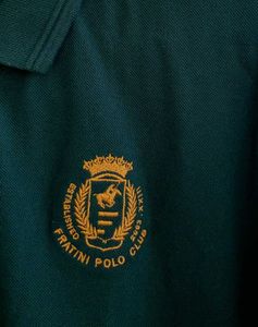 FRATINI Color Block Cotton Polo Tshirt.