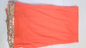 Anarkali Short Frok With Mirror Work