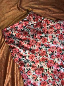 Floral Print Skirt