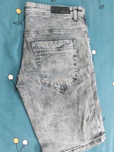 Highlender Distressed Ripped Men Jeans/Denim Short