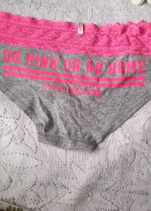 Gray Pink Panty