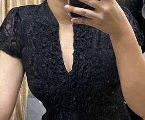 vintage black shirt v neck