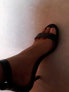 Black Heeled Sandals