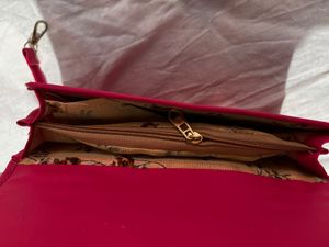 Pink Hand Bag/ Sling Bag