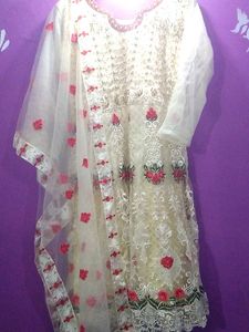 Elegant Embroidered Ethnic Gown