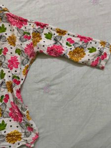 Floral Print Long Sleeve Shirt
