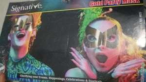 Gold Party Masks