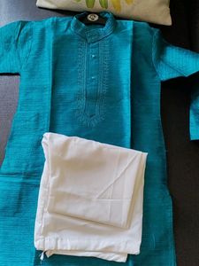 Colourful Blue Colour Kurta Set for 4 Years Boys 🤩🤩