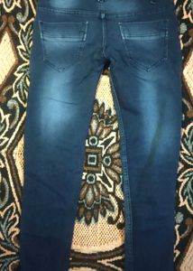 Dark Blue Denim Jeans