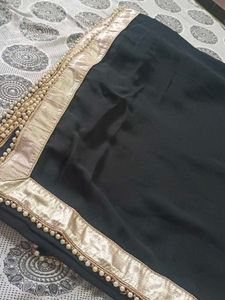 Beautiful Beads Works Saree