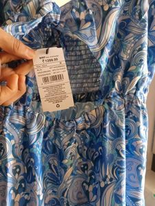 Blue Patterned Sundress