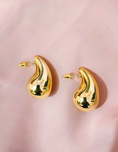 Gold Teardrop Earrings