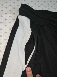 Black &amp; White Joggers