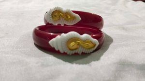 Red & White Bangles