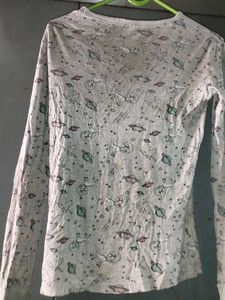Printed Long Sleeve Tee