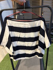 Zara Striped Sleeve Top