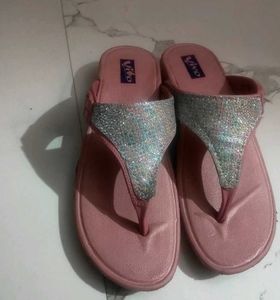 pink flip flops