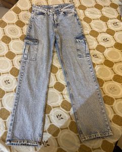 Zara Cargo Jeans