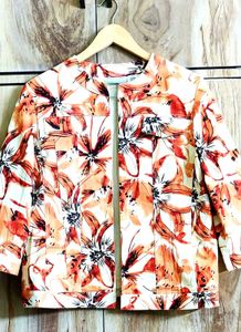Cotton Printed Jacket Size-36-38