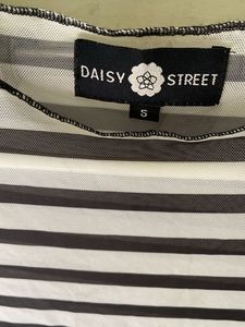 Sheer Striped Top
