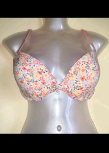 Floral Print Bra 32 D