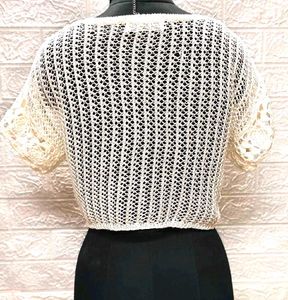 🎁Buy 2 Get 1 Free🎁 Size M/L Crochet Crop Top
