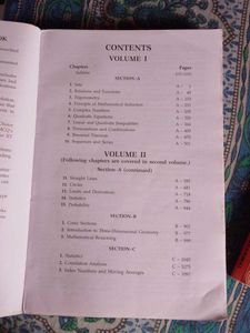 ISC Mathematics Class XI - Volume 1 And 2