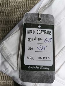 E@68 Size-28 Straight Jeans