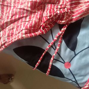 Red Striped Kurta