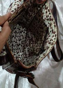 Vintage Leather Crossbody Bag
