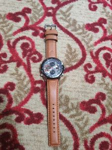 TUNEUP Brown Leather Watch