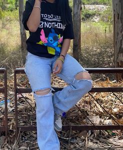 Ripped Light Wash Jeans