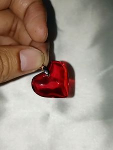Big Red Heart Pendant