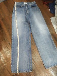 Wide Leg Denim Jeans