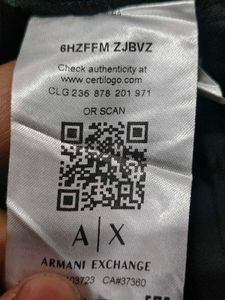 A/X Armani Exchange Black Tshirt Size XL