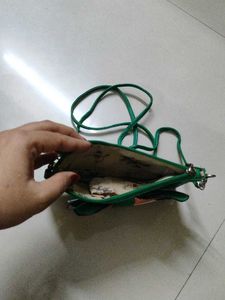 Bow Crossbody leather bag