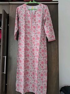 Floral Print Kurti Suit Set