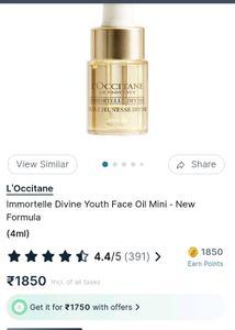 L'Occitane Immortelle divine serum 4 ml