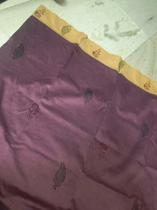 Cotton Belnd Saree with Block Prints