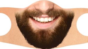 SET OF 10 FUNNY FACE MASKS, EASY BREATHABLE