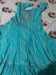 Elegant Blue Printed Kurta