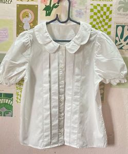 Cute Peter Pan Collar Blouse